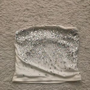 Embellished Crop Top